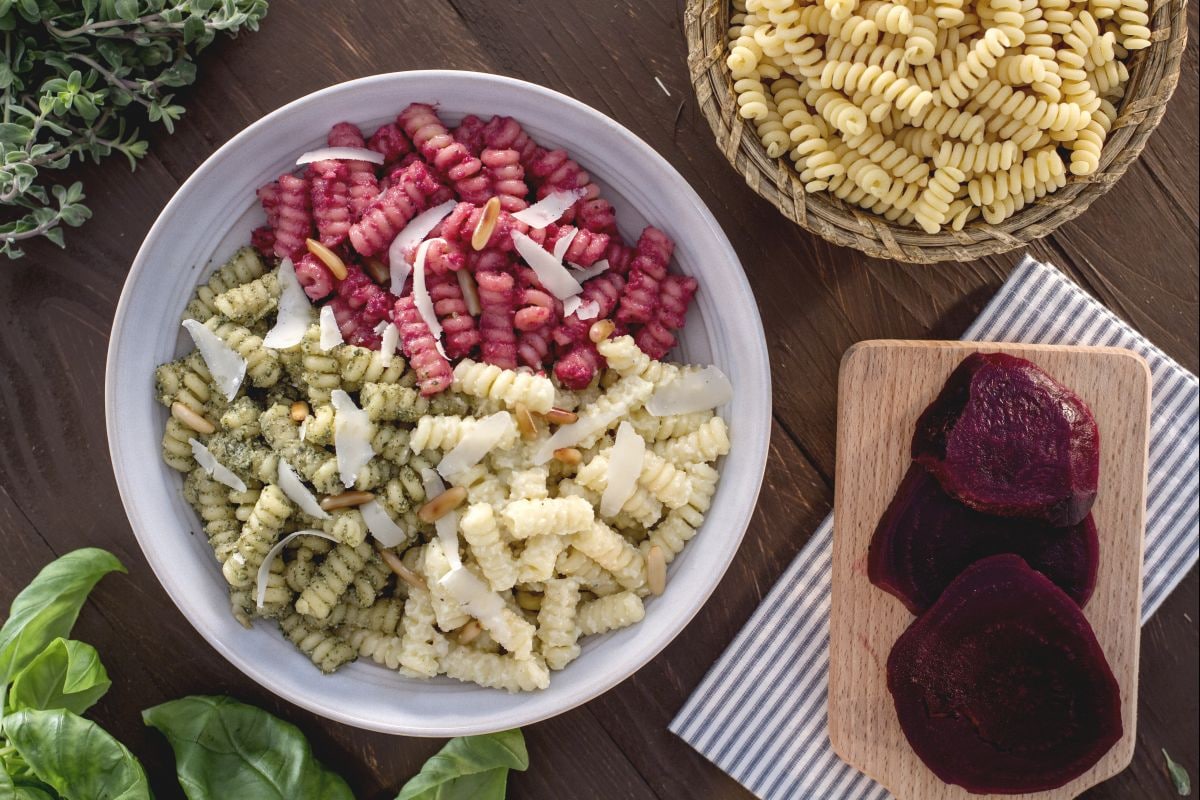 Pasta mit drei Pestos