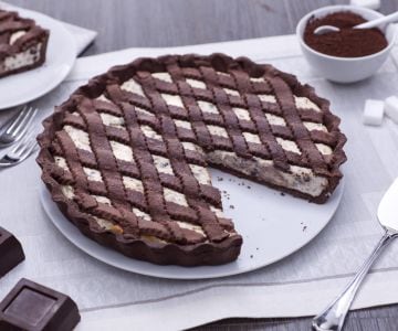 Kakaotarte mit Ricotta-Schokoladencreme