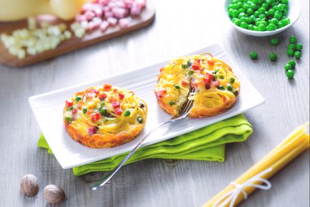 Spaghettifrittchen im Ofen