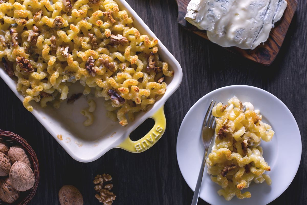 Ofenüberbackene Gorgonzola-Pasta