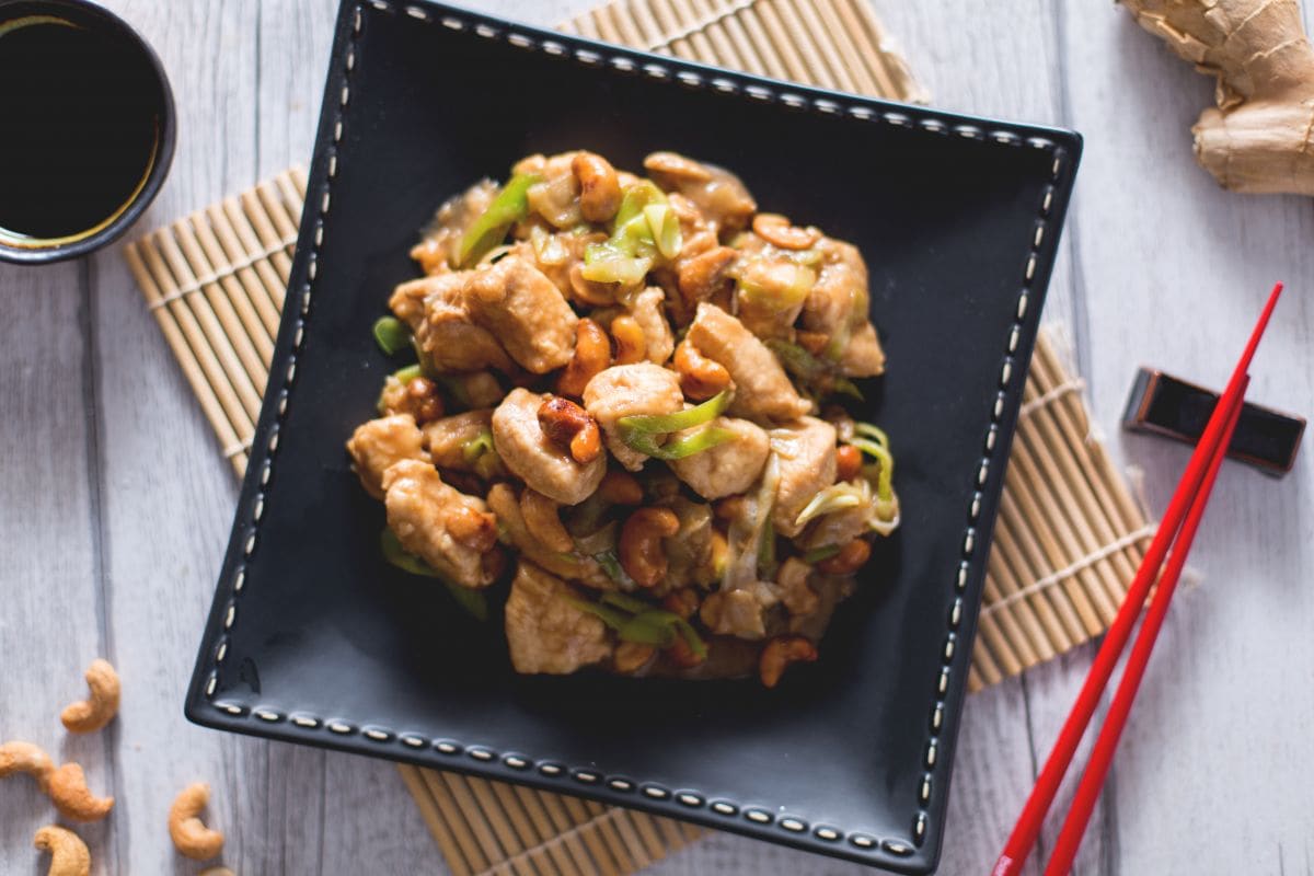 Huhn mit Cashewnüssen