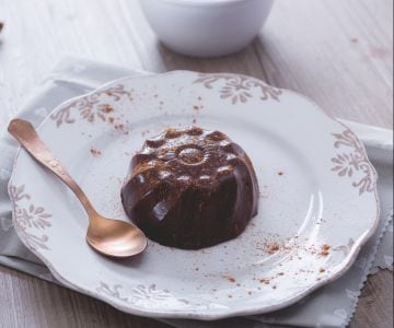 Laktosefreier Kakao-Zimt-Pudding