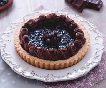 Blaubeer-Schokoladen-Torte