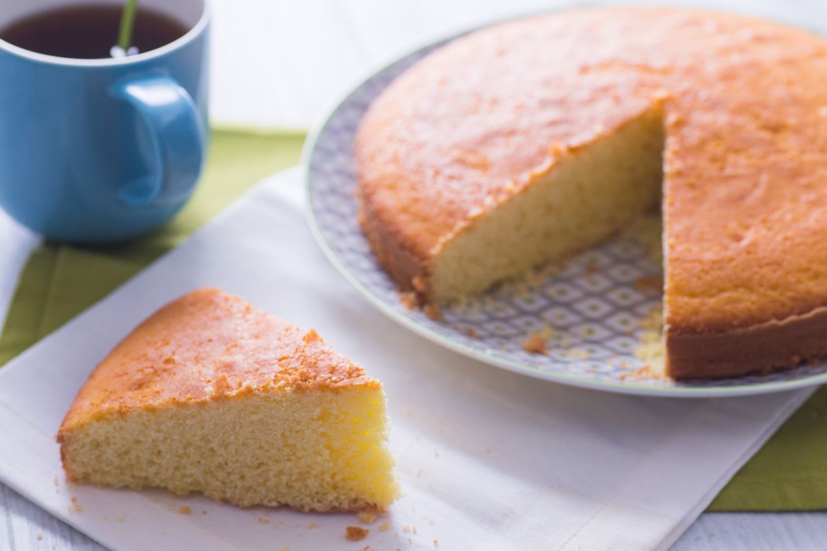Kuchen mit Reismehl