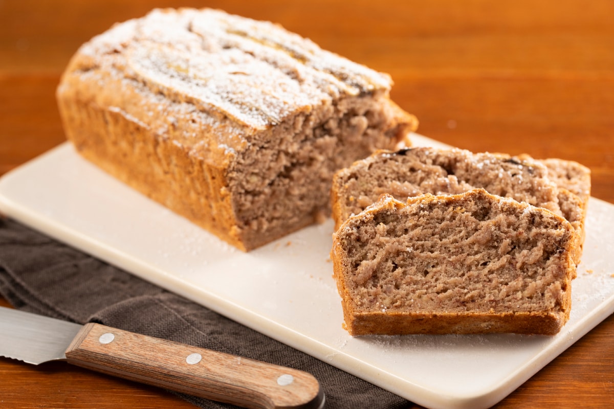 Bananenbrot ohne Butter