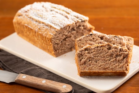 Bananenbrot ohne Butter