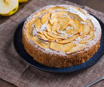 Apfelkuchen mit Hafermilch