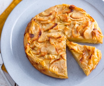 Cremiger Apfelkuchen