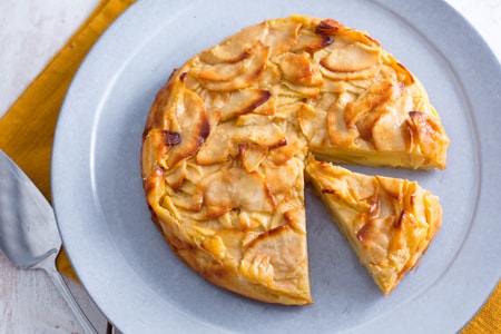 Cremiger Apfelkuchen