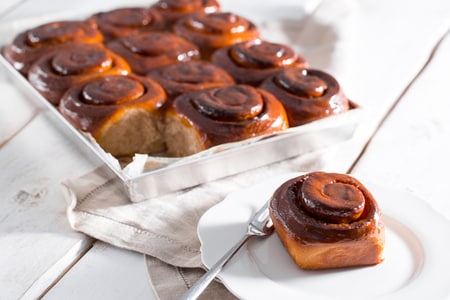 Zimtschnecken mit Sauerteig