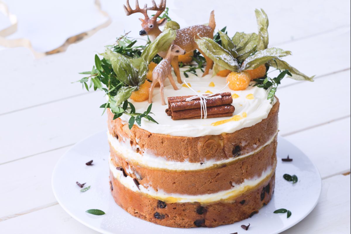 Woodland-Kuchen aus Panettone