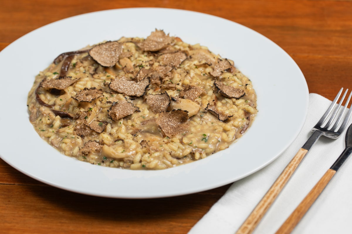 Risotto mit Pilzen und Trüffel