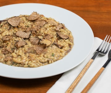 Risotto mit Pilzen und Trüffel