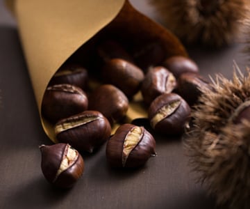 Kastanien im Heißluftfritteuse