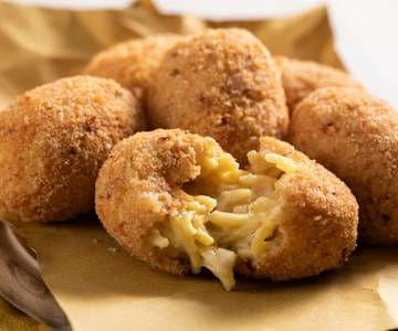 Supplì Käse und Pfeffer