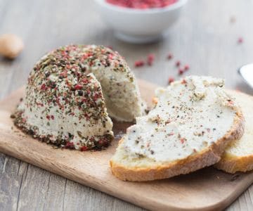 Vegan streichfähiger Käse