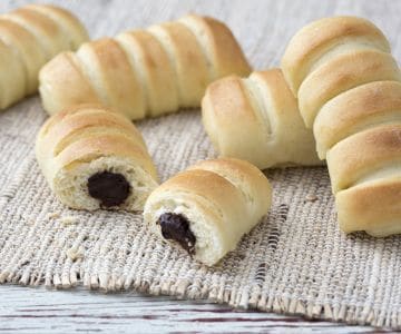 Schokobrötchen aus Brioche-Teig