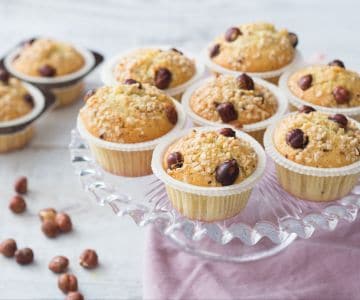Haselnuss-Muffins