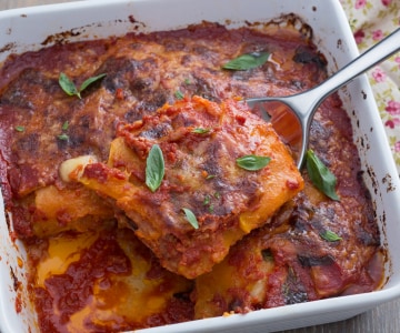 Kürbis-Parmigiana