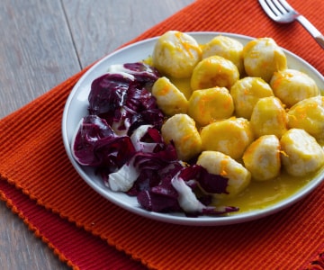 Orangen-Hähnchenbällchen