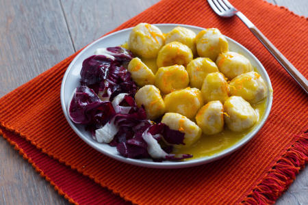 Orangen-Hähnchenbällchen