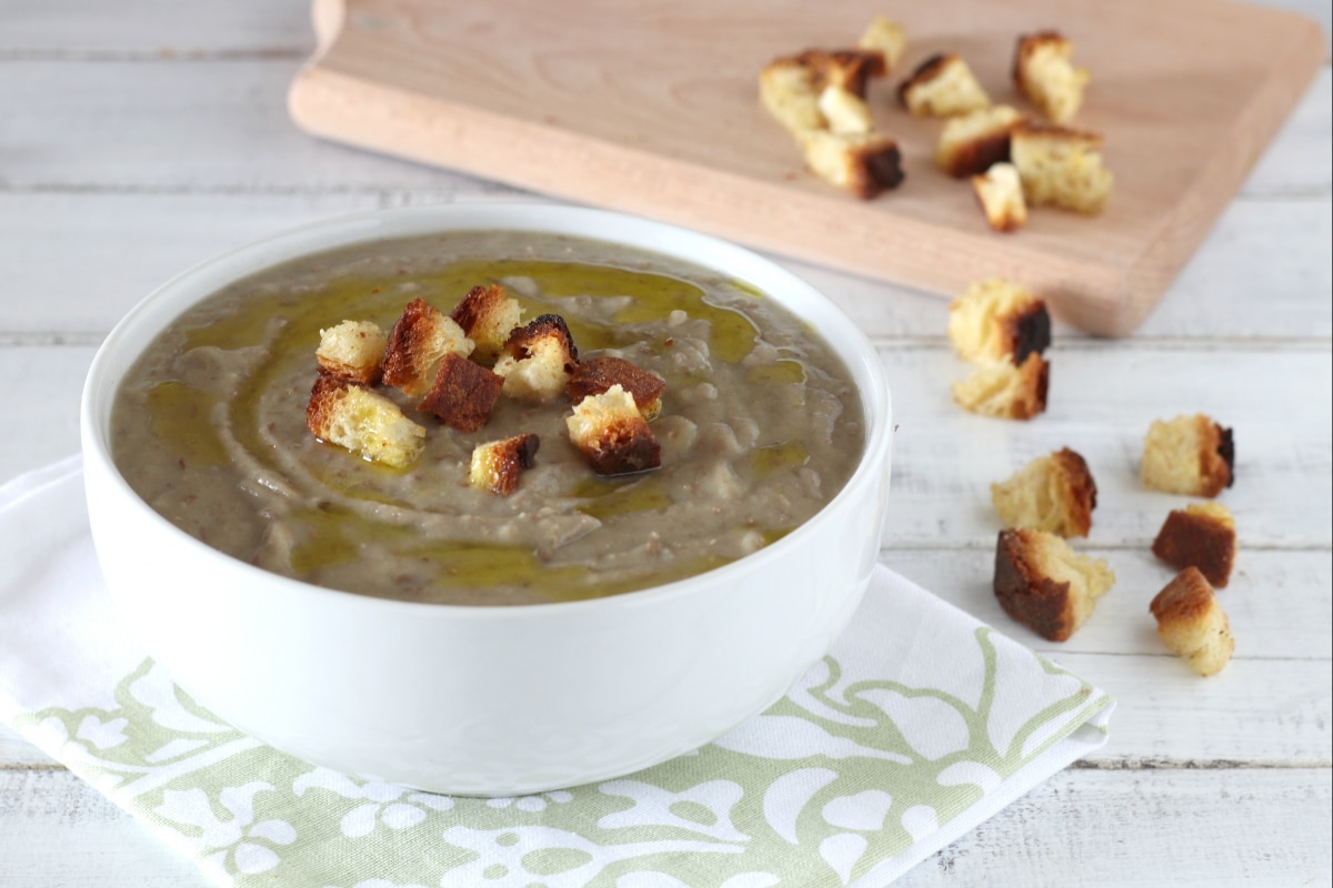 Kartoffel- und Linsencreme mit Curry