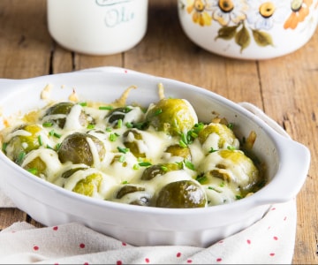 Überbackener Rosenkohl