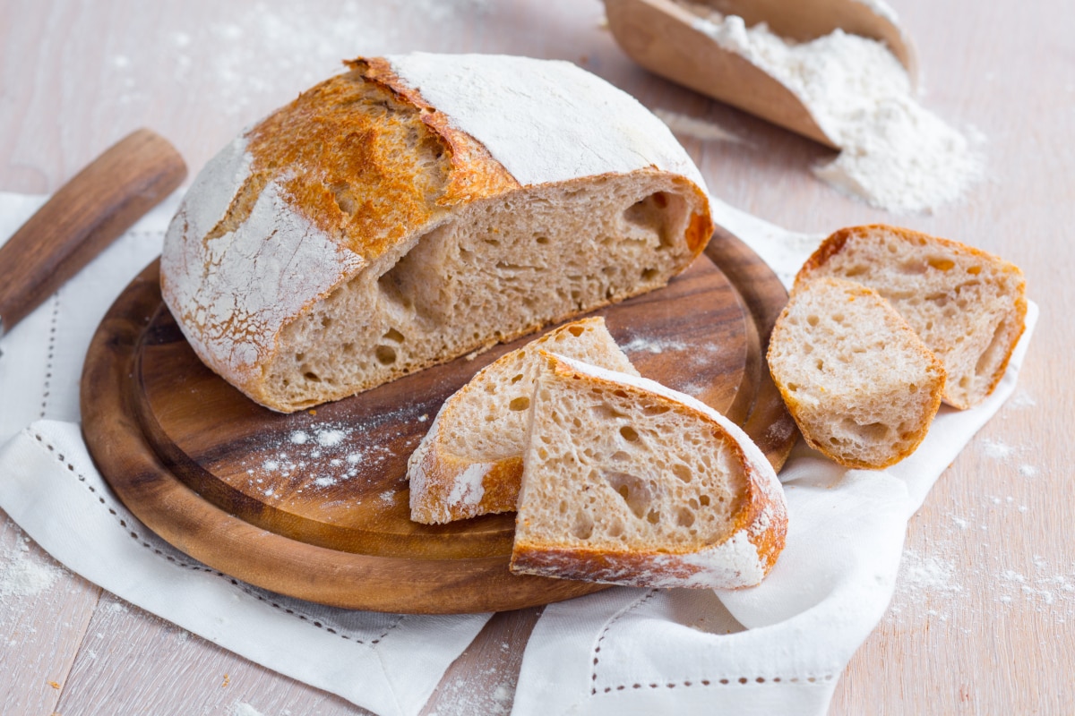 Brot mit Mehl Typ 1