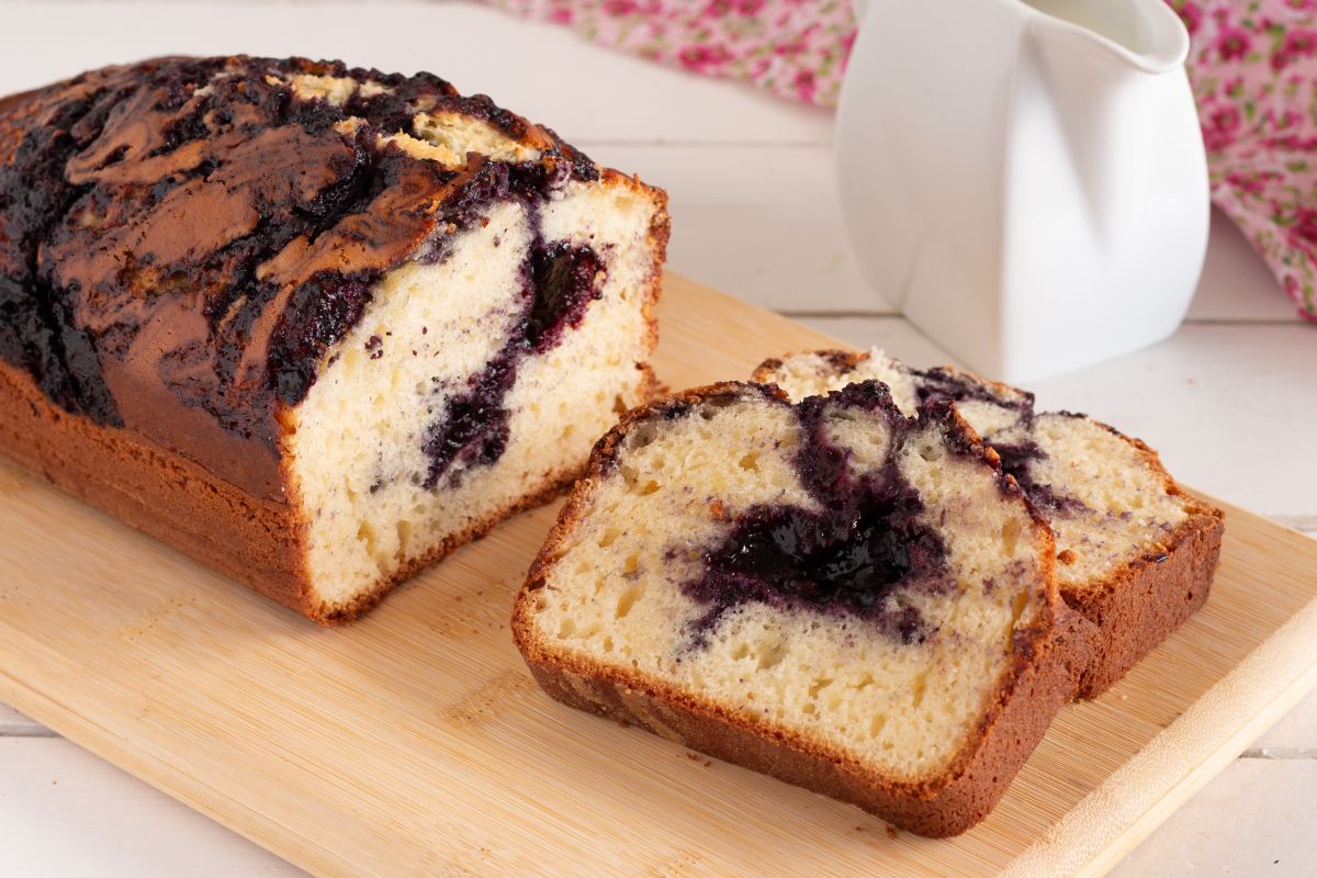 Ricotta-Blaubeer-Konfitüre-Kuchen