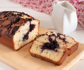 Ricotta-Blaubeer-Konfitüre-Kuchen