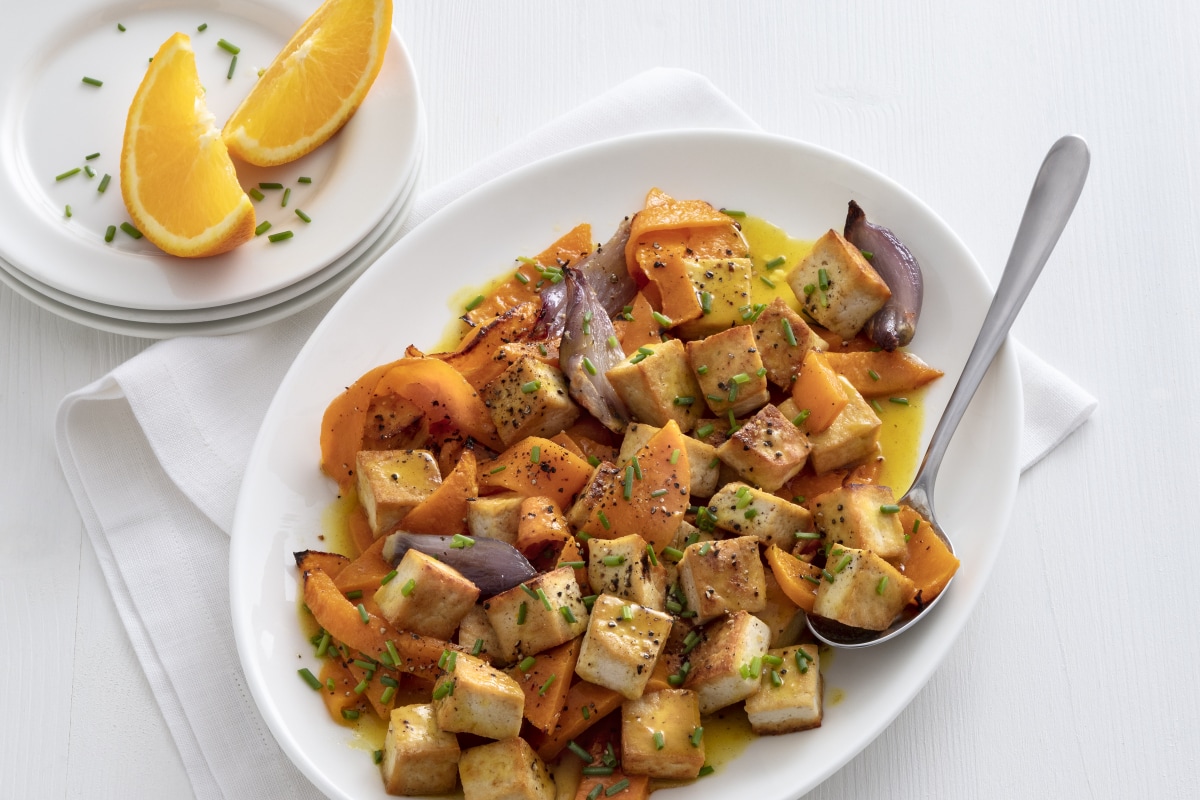Marinierter Tofu mit Bier
