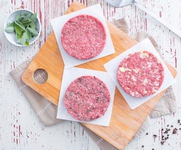 Hausgemachte Fleischburger