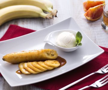Flambierte Bananen