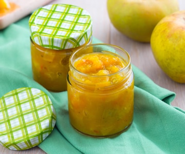 Apfel-Chutney mit Safran
