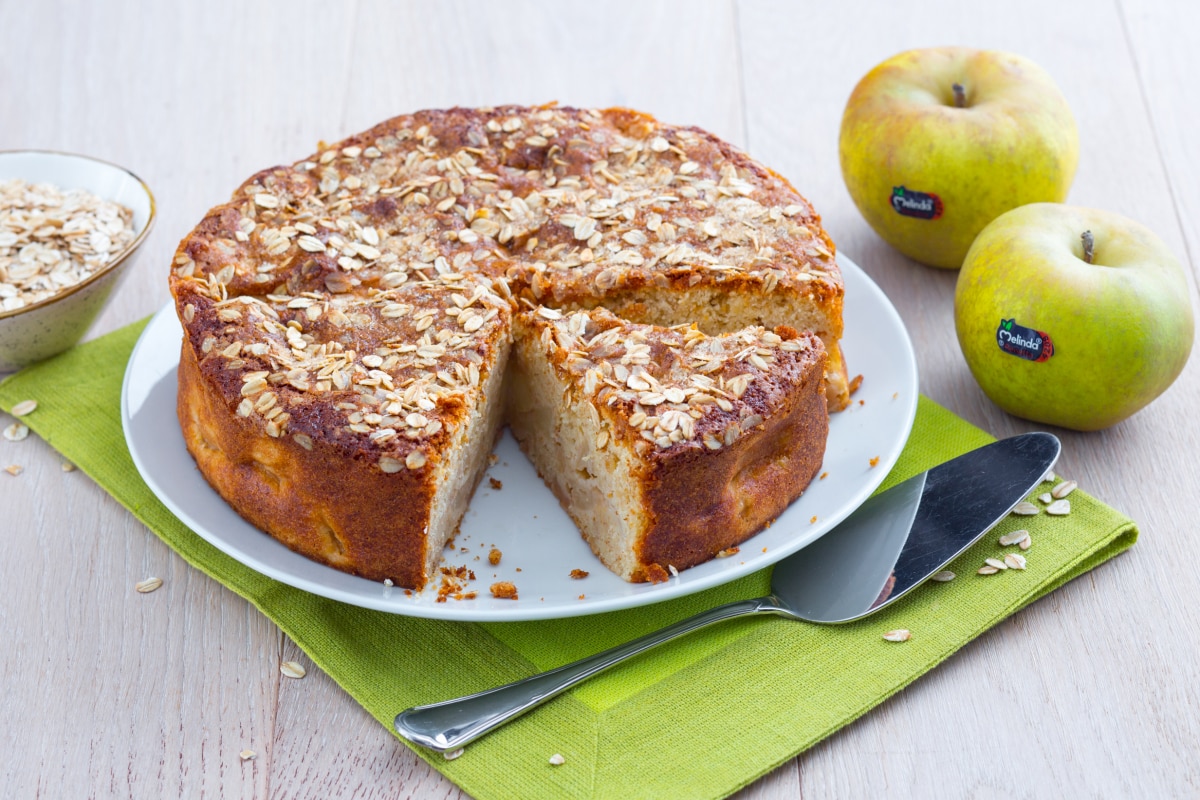 Apfelkuchen mit 4 Getreidesorten