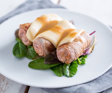 Fleischrouladen mit Käse