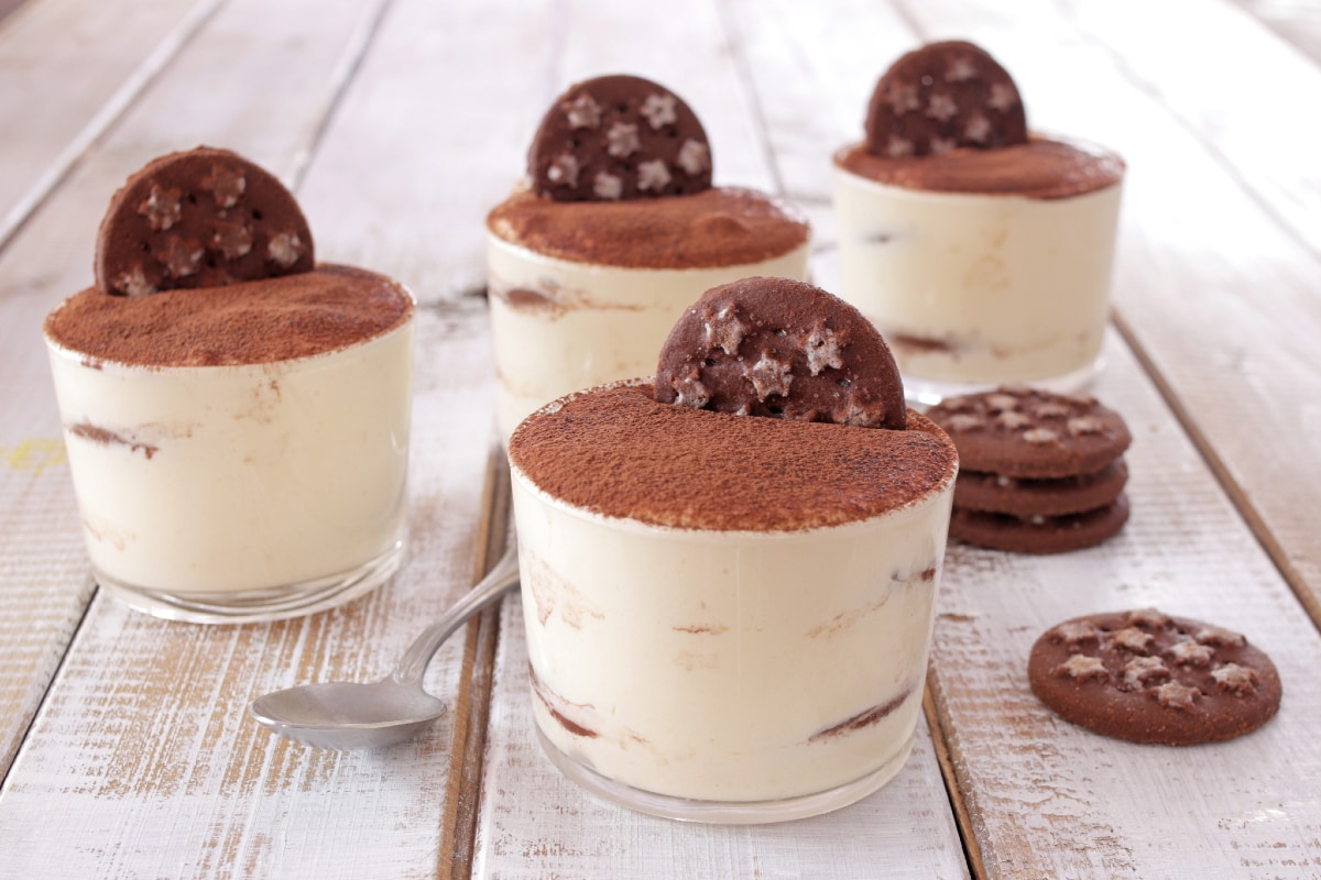 Tiramisù mit Pan di Stelle® Keksen