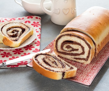 Briochebrot mit Nutella