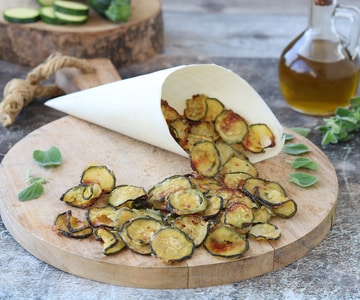 Knusprige Zucchini-Chips