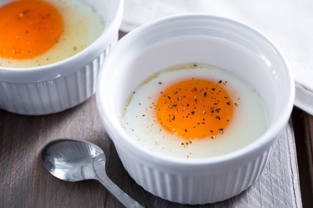 Eier im Cocotte