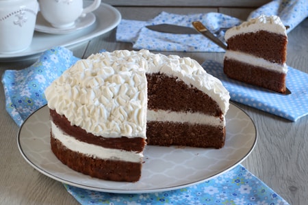 Sahne-Nutella-Kuchen