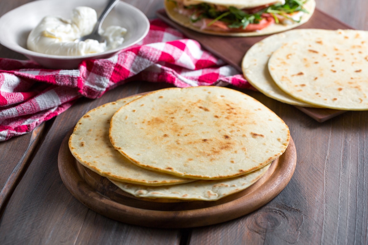 Glutenfreie Piadina