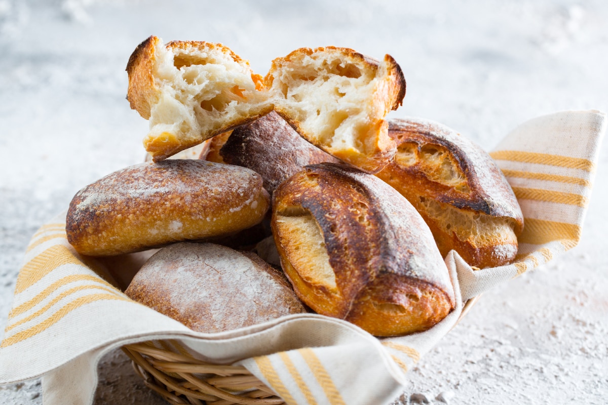 Brötchen mit Sauerteig