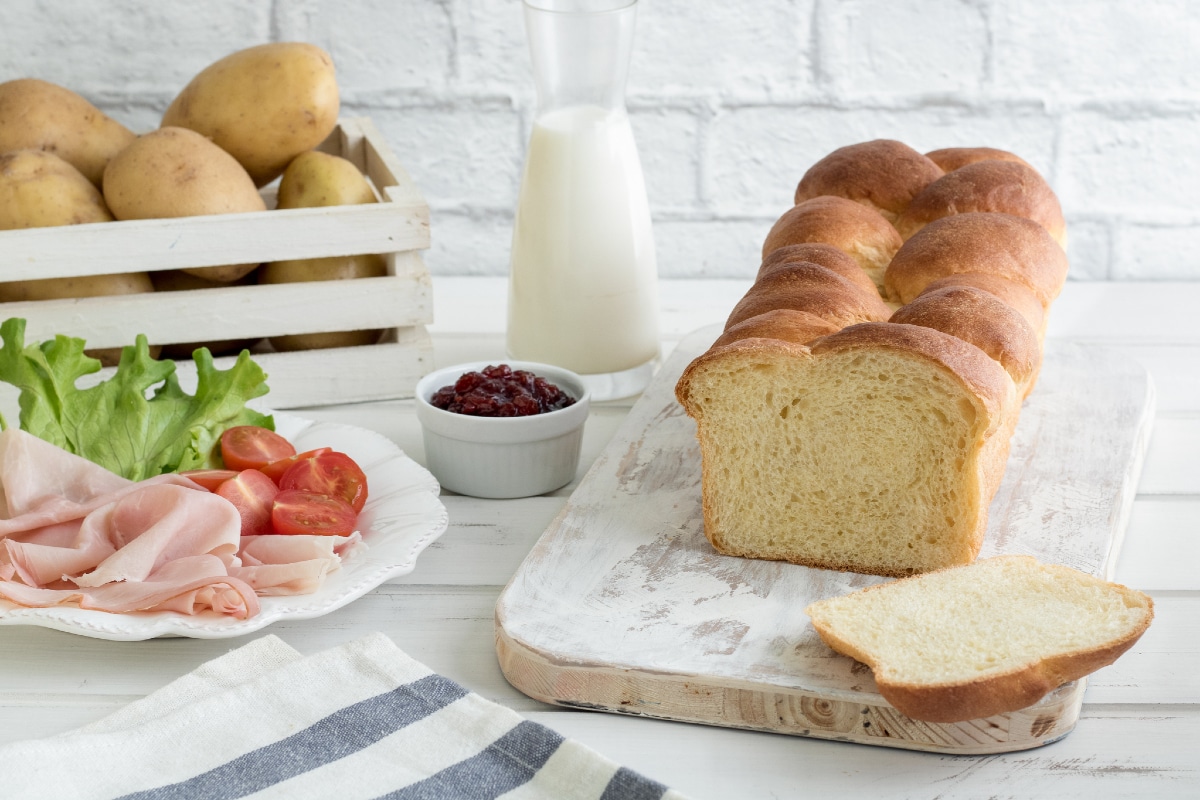 Weiches Kartoffel-Briochebrot