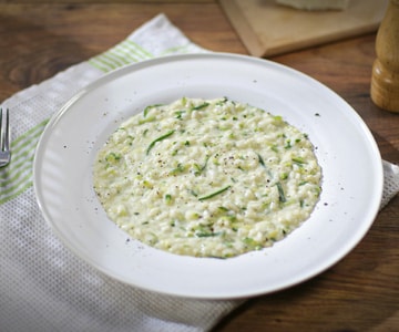 Risotto mit Zucchini und Stracchino