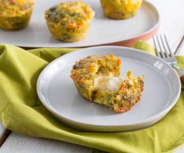 Gemüseauflauf mit Käse überbacken