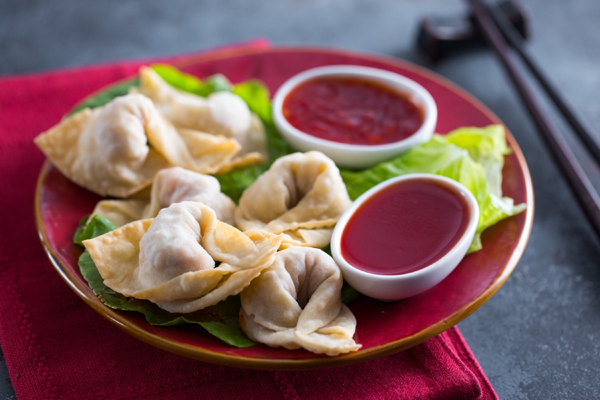 Frittierte Wontons