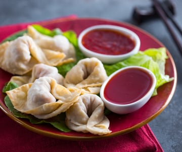 Frittierte Wontons