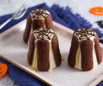 Süße Spinnweben aus Pavesini