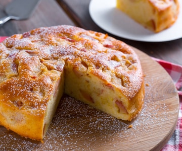 Apfelkuchen mit Wasser